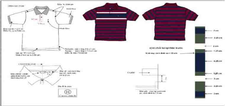 Thiết Kế Áo Polo-Shirt Nam Ngắn Tay Trên Gerber Accumark 6