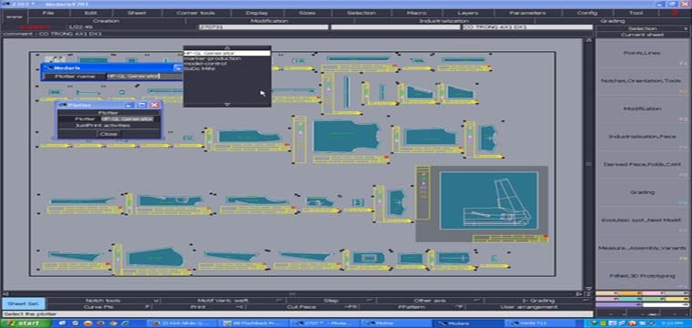 Hướng Dẫn Cách In Rập HPGL Trong Lectra Modaris 8