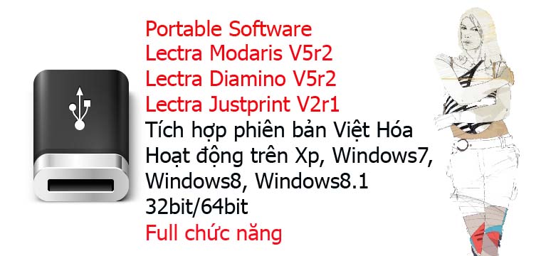 Portable Lectra Modaris, Diamino, Justprint Tích Hợp Việt Hóa 5