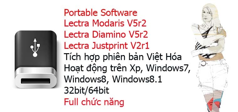 Portable Lectra Modaris, Diamino, Justprint Tích Hợp Việt Hóa 11