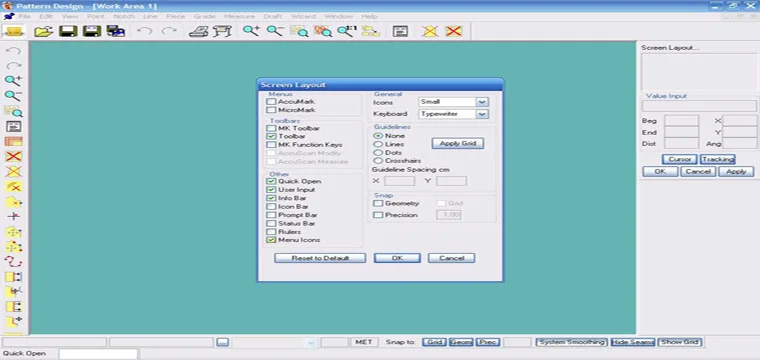 Chuyển Đổi Kiểu Hiển Thị Menu Chương Trình Gerber Pattern Design 11 Chuyển Đổi Kiểu Hiển Thị Menu Chương Trình Gerber Pattern Design 10