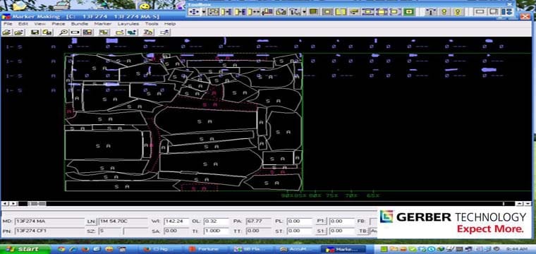 Sao Chép Nước Giác Sơ Đồ Trong Gerber Marker Making 4