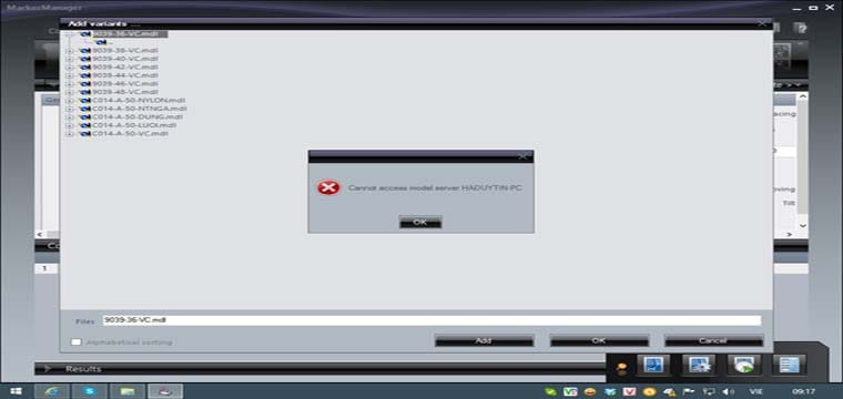 Thêm Cách Xử Lí Lỗi Cannot Connect To Modaris Server Lectra 17