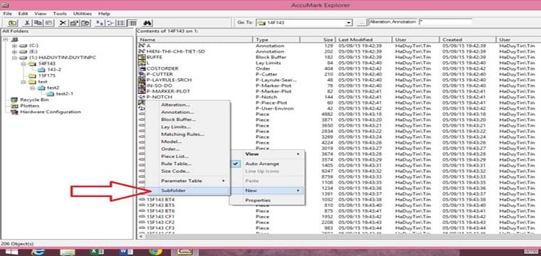 Hướng Dẫn Cách Tạo SubFolder Trong Accumark Explorer 5