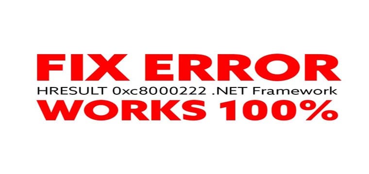 Cách Xử Lý Lỗi HRESULT 0xc8000222 Khi Cài Đặt .Net Framework 1