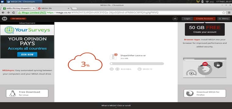 Hướng Dẫn Download Host Mega.co.nz Từ CongNgheMay.info 7