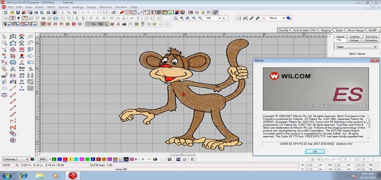 Miễn Phí Phần Mềm Thêu Vi Tính Wilcom Embroidery 2006 SP4 Versions 10 3