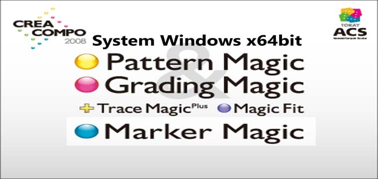 Cài Toray ACS Trên Windows x64bit Full Database-Pattern Magic-Grading Magic-Marker Magic-Trace Magic-Magic Fit 10