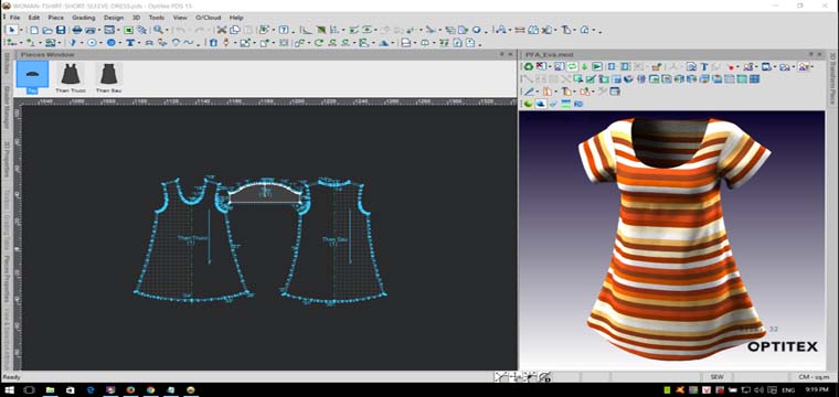 Optitex 3D-Hướng Dẫn Sử Dụng Căn Bản Tạo Mẫu 3D 8