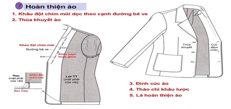 Bảng Size Thông Số Chuẩn Áo VEST NAM-NỮ Và Hướng Dẫn Cách Ráp Áo VEST 6