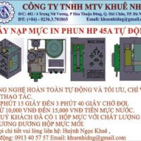 Máy Nạp Mực In Phun HP45 Tự Động