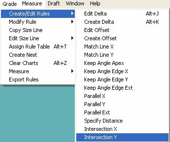 Các Lệnh Nhảy Size Trong Gerber AccuMark Pattern Design 18