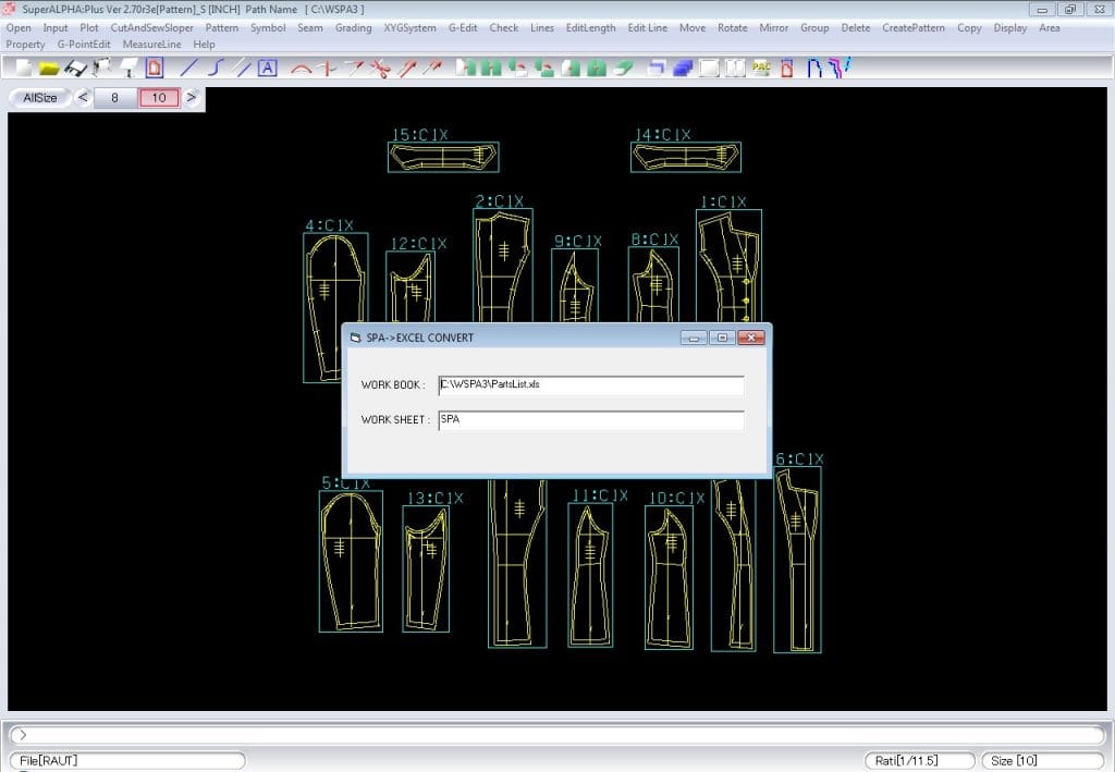 Cách Tạo Bảng Report Pattern Trên Yuka SuperALPHA Plus 5