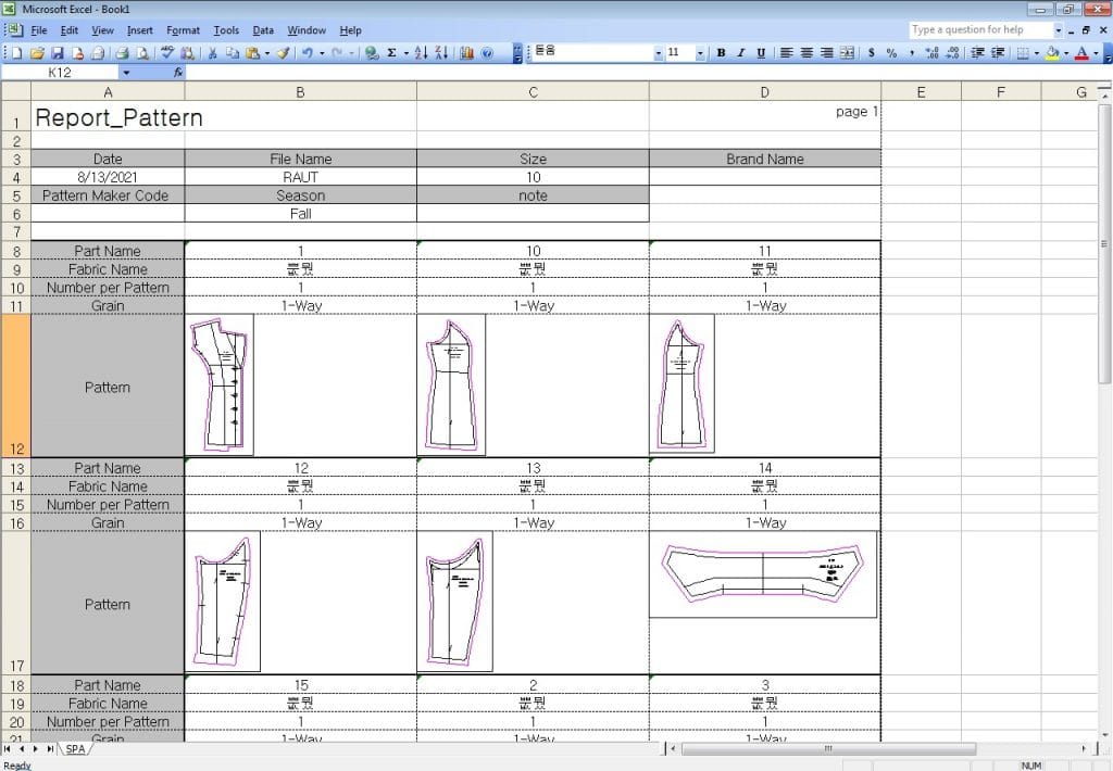 Cách Tạo Bảng Report Pattern Trên Yuka SuperALPHA Plus 6