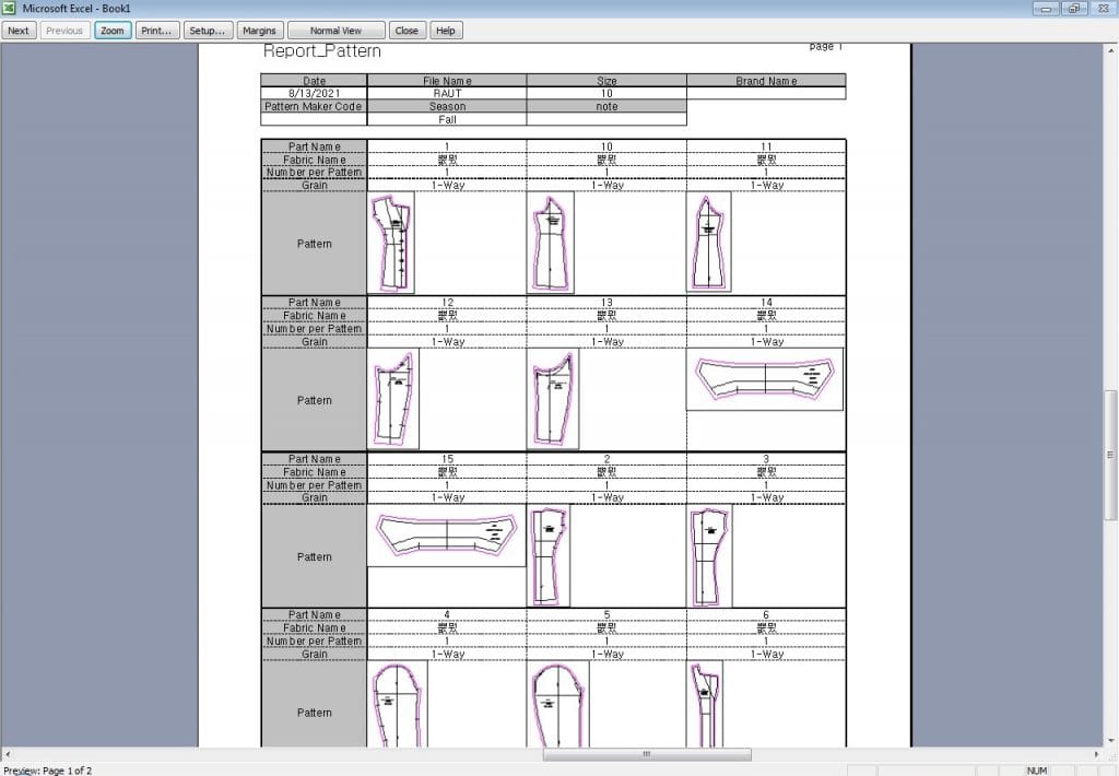 Cách Tạo Bảng Report Pattern Trên Yuka SuperALPHA Plus 7